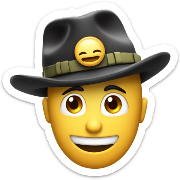 crie um emoji de boné mostrando um joinha com o dedo indicador, emoticon com renderização 3d de chapéu royalty sticker