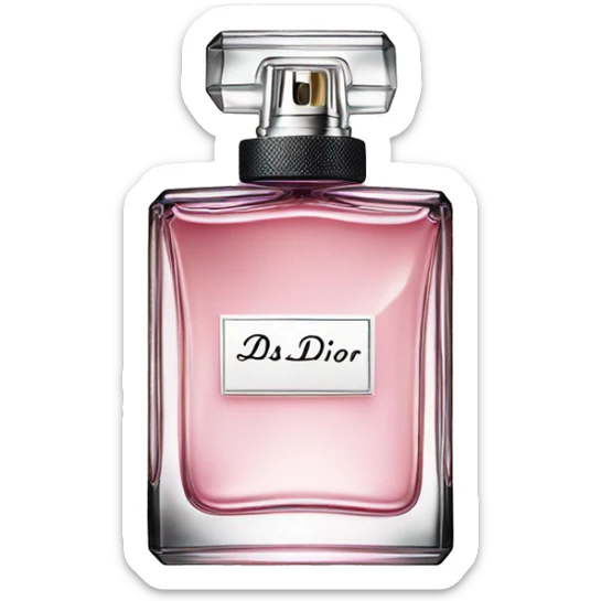 Miss dior perfume sticker