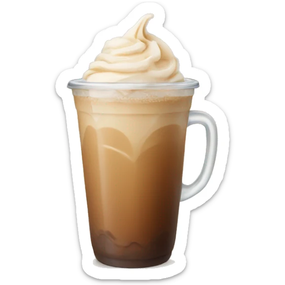 Iced latte sticker