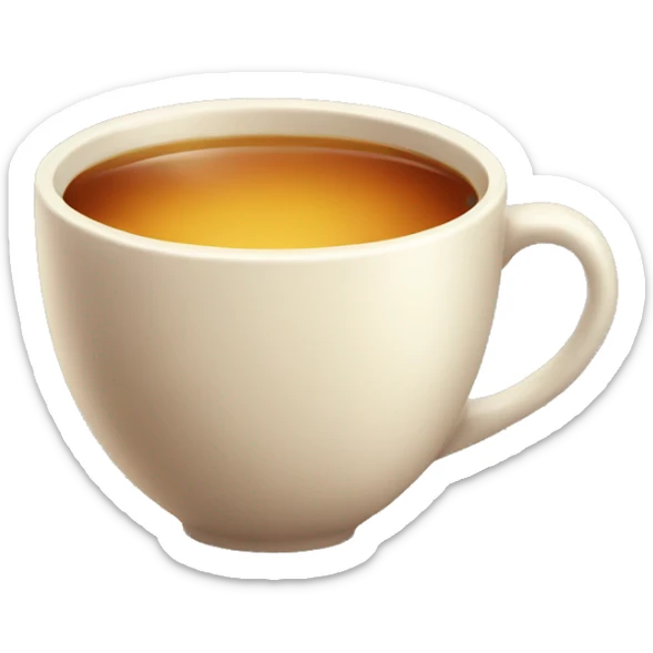 Cup of tea sticker