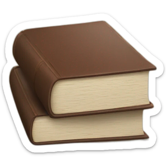 Book with face sticker