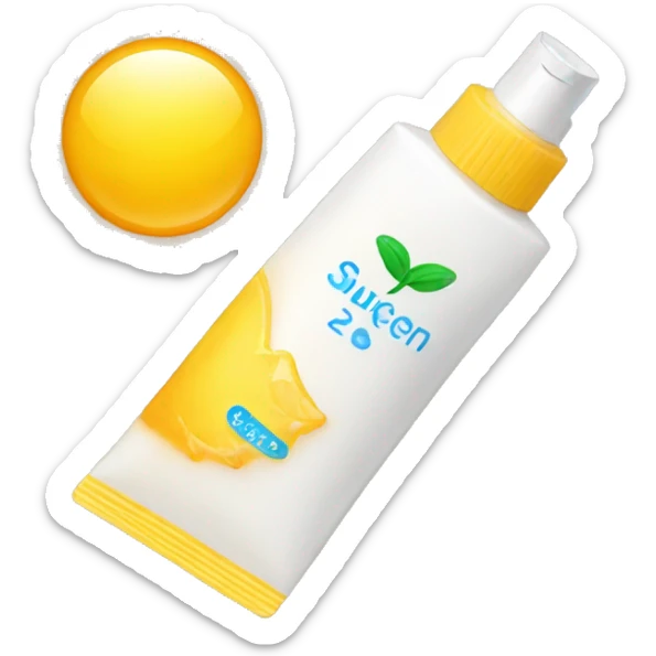sunscreen sticker