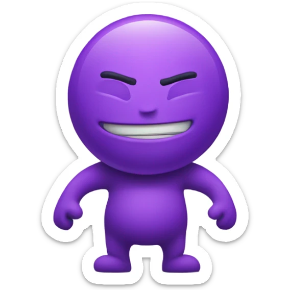 Grimace sticker