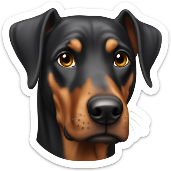 dóberman  sticker