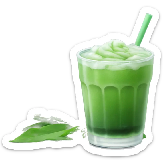 Iced matcha  sticker