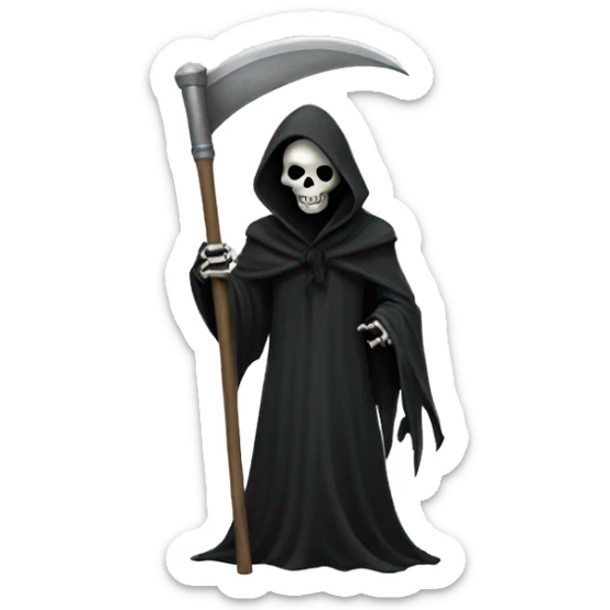 Grim reaper sticker
