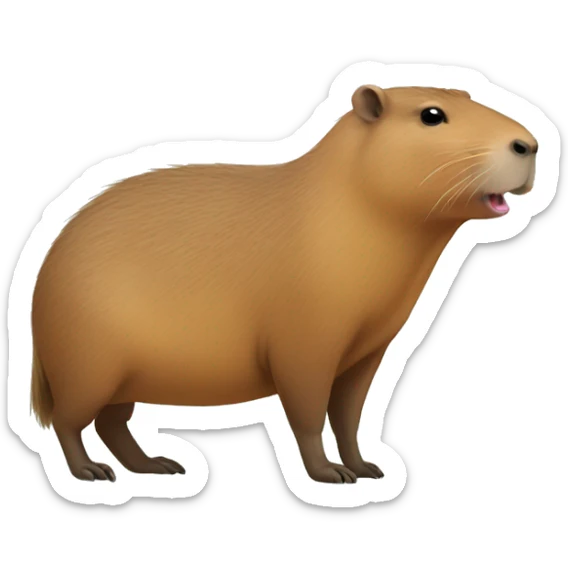 Capybara sticker