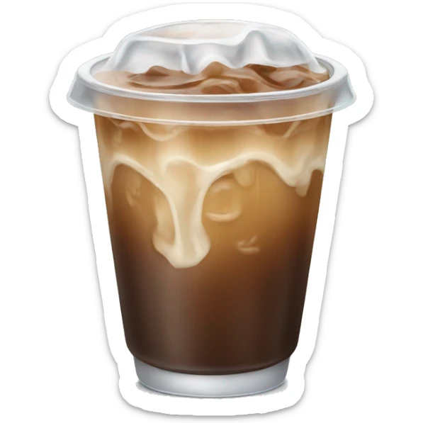 iced coffee sticker