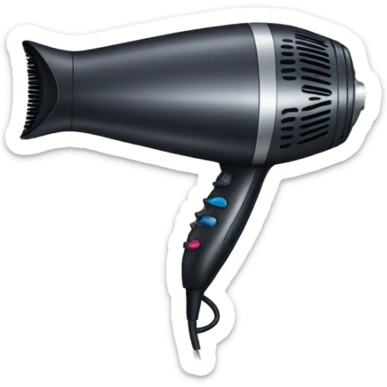 hair dryer sticker