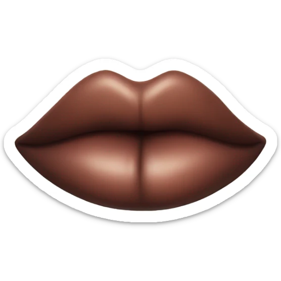 Man lips sticker