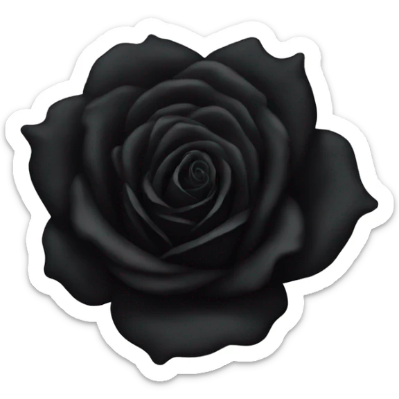 black rose sticker