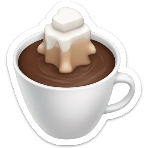 hot chocolate sticker