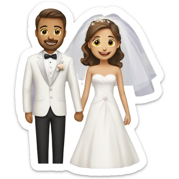 wedding sticker