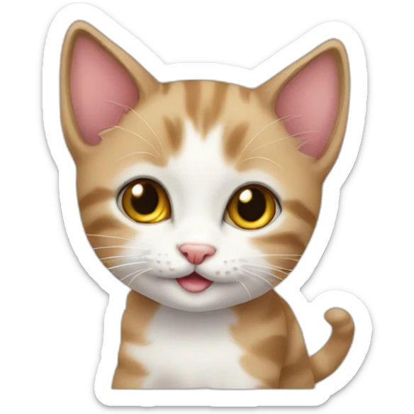 Kitten sticker