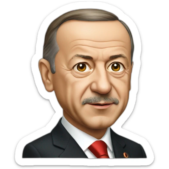 recep tayyip erdogan sticker