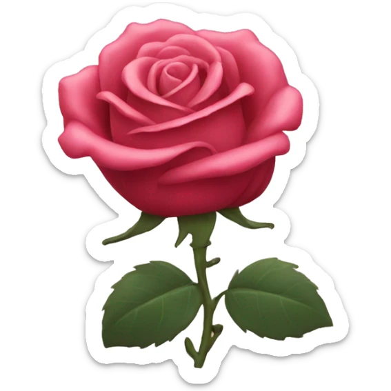 Rose sticker