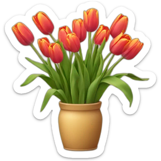 Tulips sticker