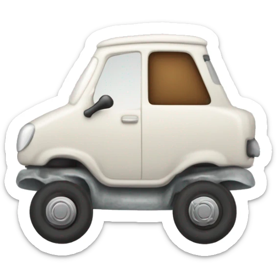 Un patín con cuatro ruedas y las ruedas están envueltas de truenos y llamas  sticker