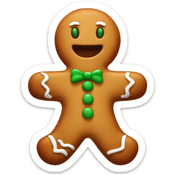 Gingerbread Man sticker