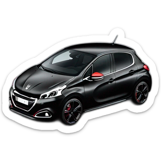 noire-peugeot-208-GTI-By-Peugeot-Sport sticker