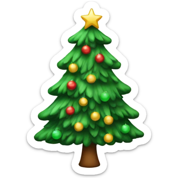christmas tree  sticker