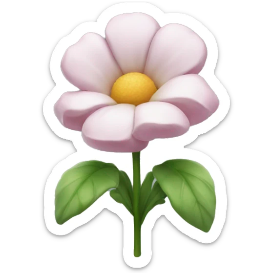 Dessert flower sticker