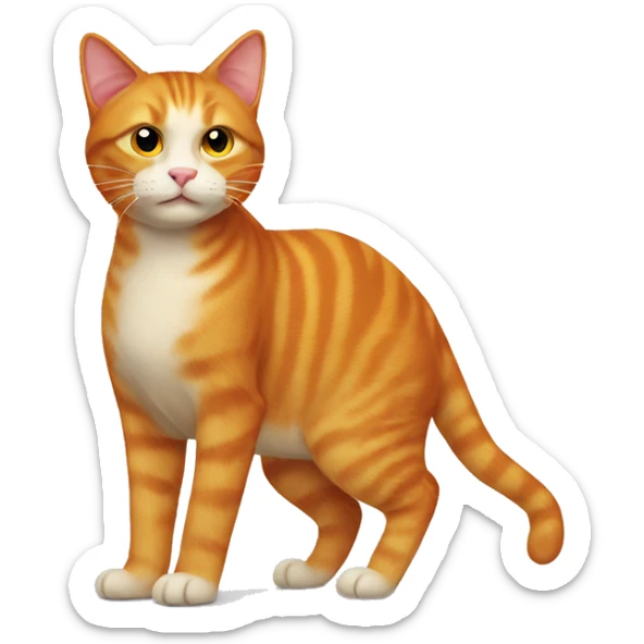 ginger cat sticker