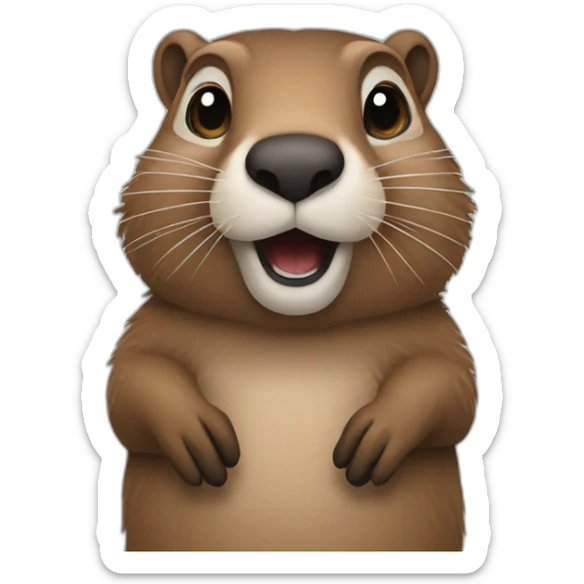 Groundhog  sticker