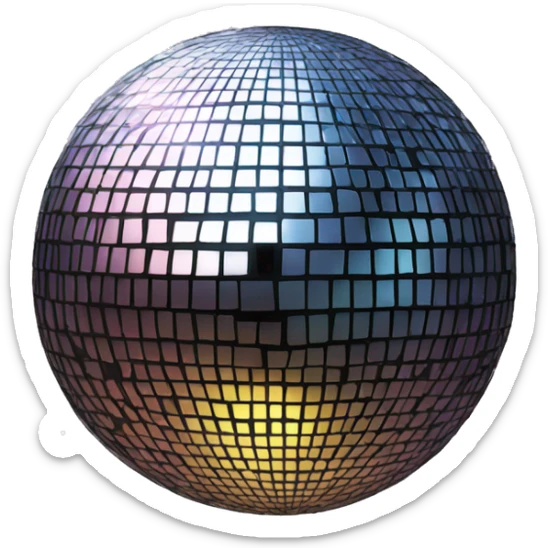 disco ball sticker
