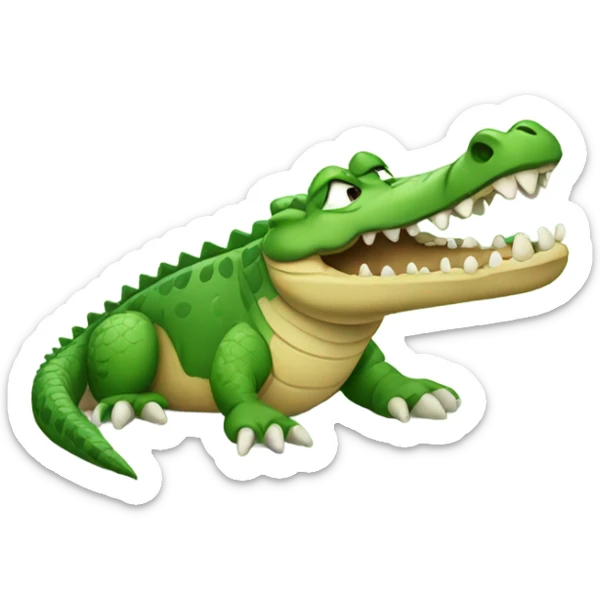 crocodile sticker