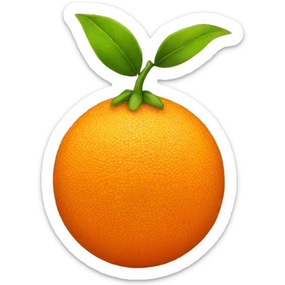 orange sticker