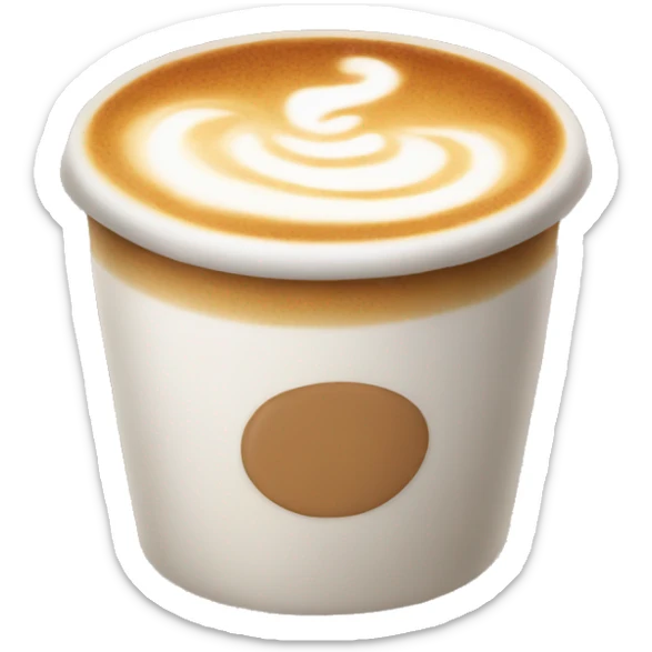 Latte sticker