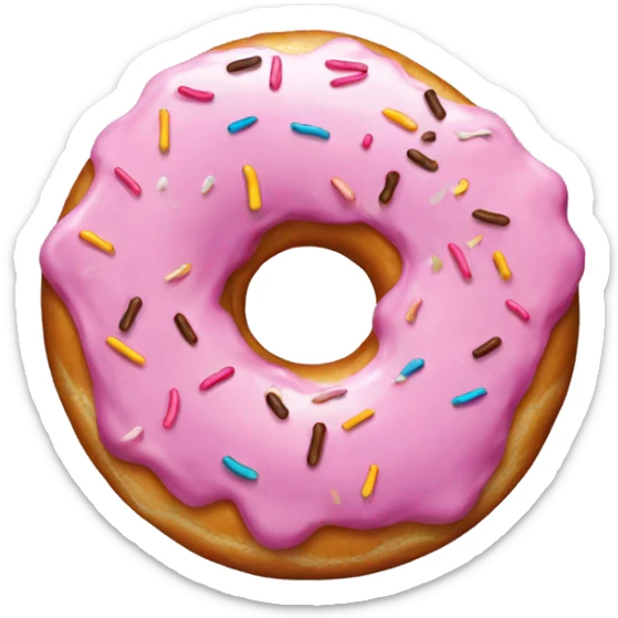 Donut sticker
