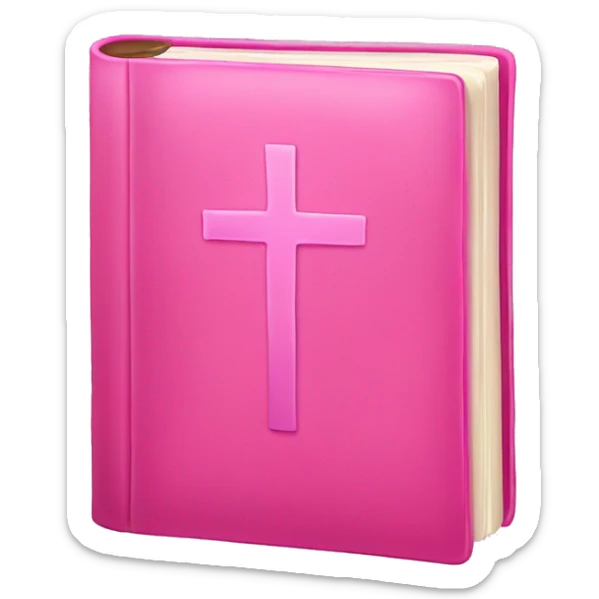 Pink Bible  sticker