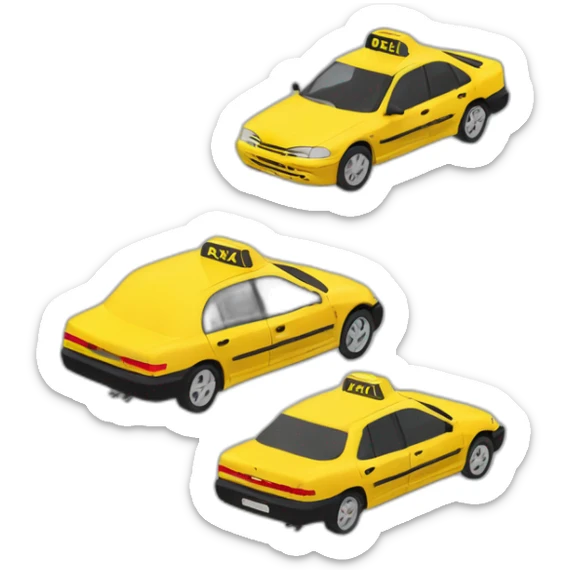 peugeot 406 taxi film Samy Naceri sticker