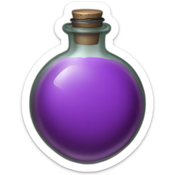 poison flask sticker