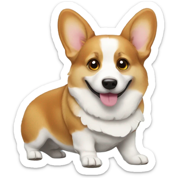 Corgi sticker