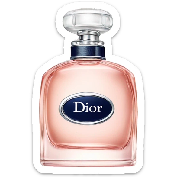 Dior perfume sticker