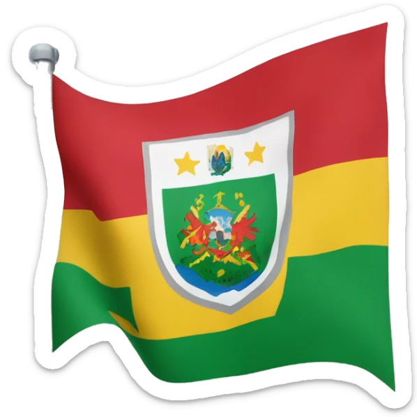 create an emoji of Montes Claros city flag of state of Minas Gerais at country brazil sticker