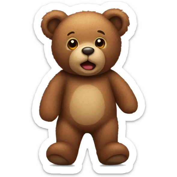 teddy bear sticker
