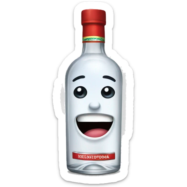 Vodka sticker