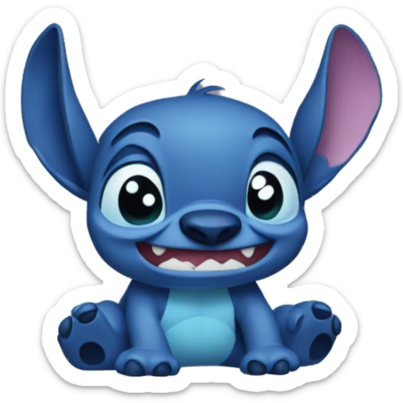 Stitch sticker
