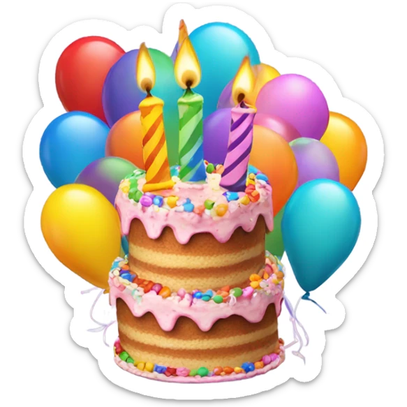 Birthday sticker