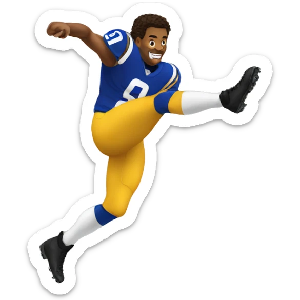 kicking sticker