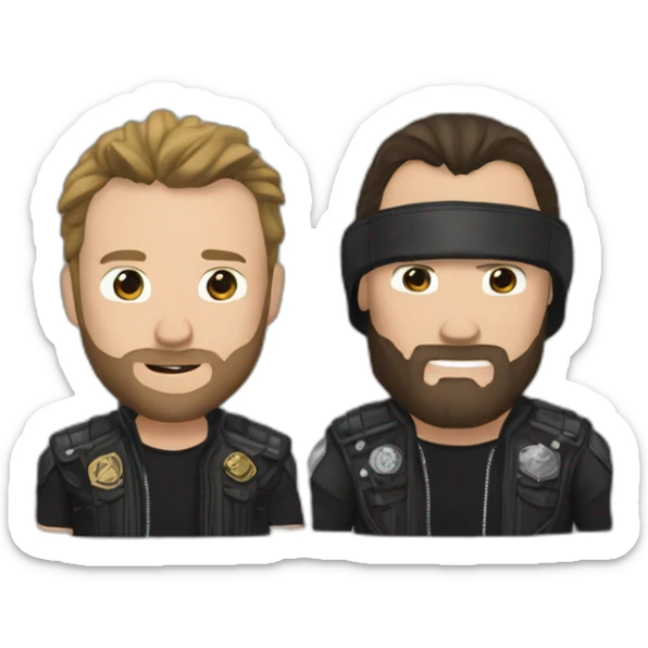 Dean Ambrose qui fait fait un tchek a romain reigns sticker