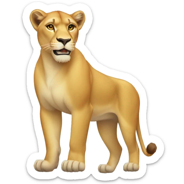 Lioness sticker