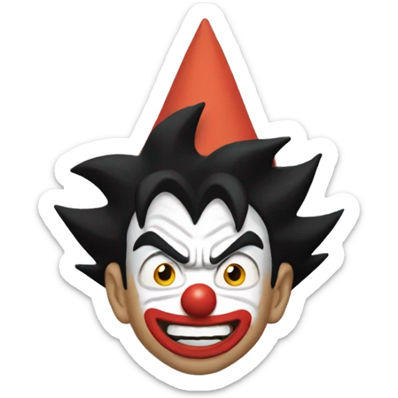 Goku payaso sticker