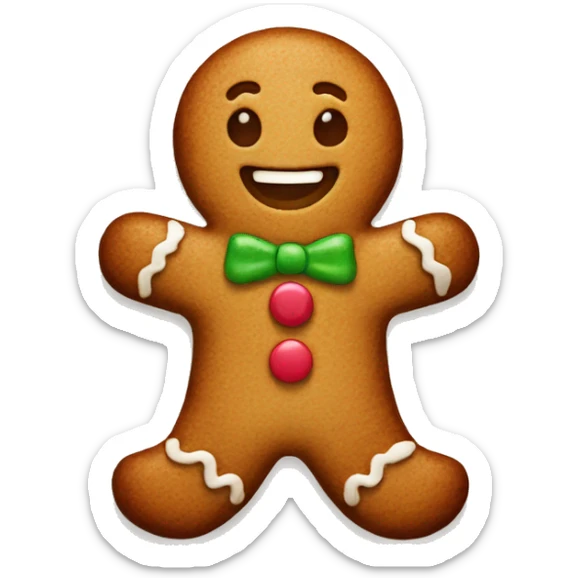gingerbread Man sticker