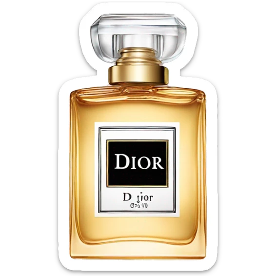 Dior parfum sticker