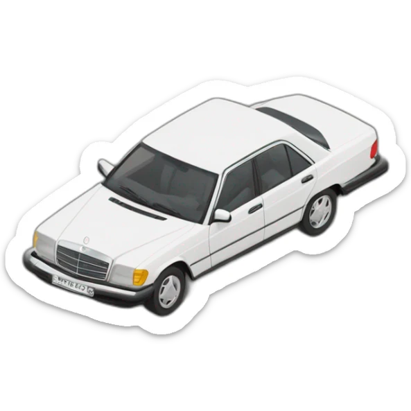 Blaise Compaoré sur une voiture Mercedes qui rentre au Burkina Faso sticker